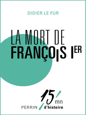 cover image of La mort de François Ier